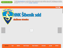 Tablet Screenshot of hnk-sibenik.hr